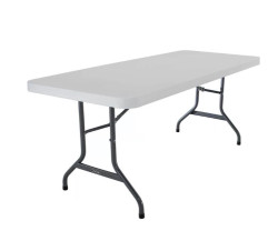 White 6 ft folding tables Rental