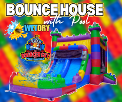 Mega Block Bounce House Combo Rentals